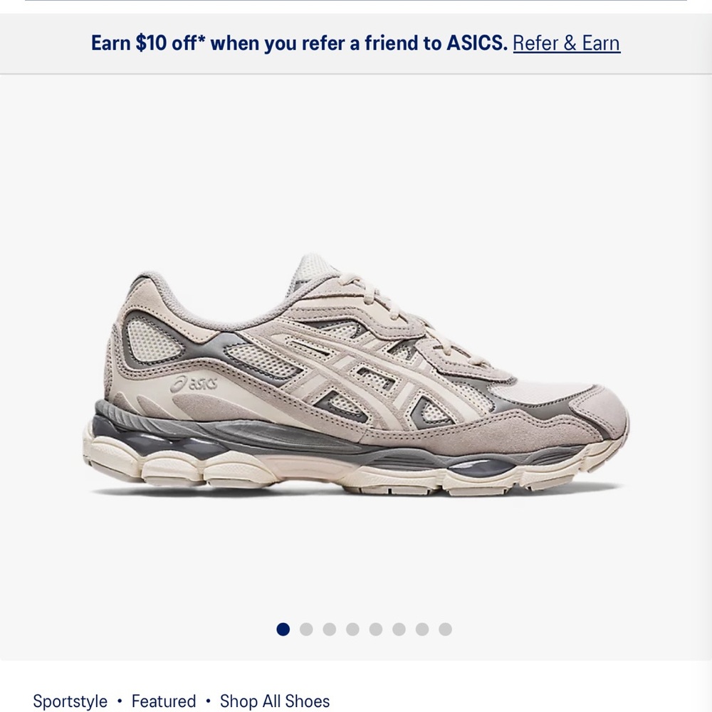 ASICS GEL-NYC Unisex Cream/Oyster Grey